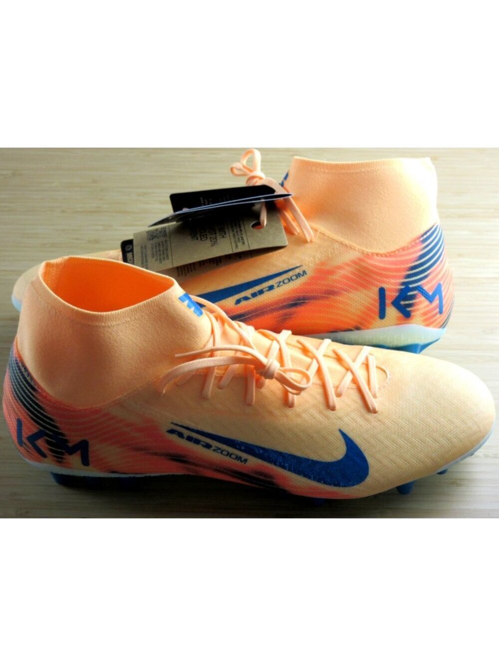 Nike Men's Zoom Superfly 10 Academy KM AG Soccer Shoes Melon Turquoise Size 11